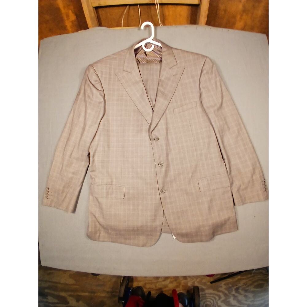 Vintage Y2K 90s Erwin Magic Johnson 2 Piece Suit Urban Hip Hop Street/Formal 48T